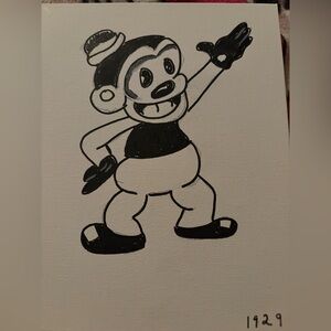 Vintage Cartoon Character Canvas Art